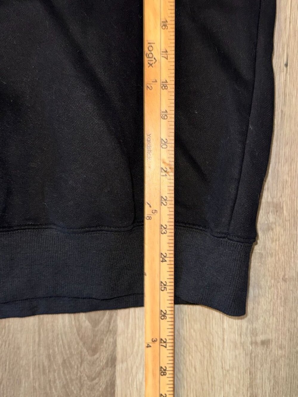 Wingleader Black Sweatshirt L - Riorson Crewneck Pullover 65% Cotton 35% Polyest - Picture 5 of 6